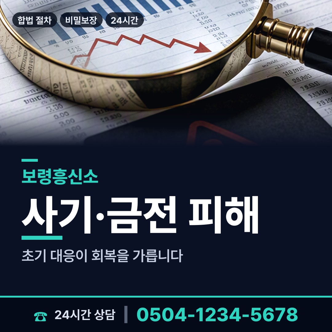 보령 오천면 외도조사 상담 안내